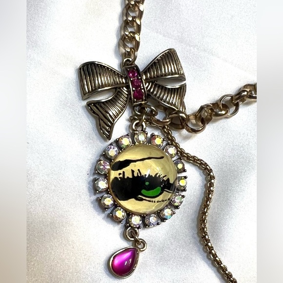 💋👁️BETSEY JOHNSON RARE VINTAGE“THE EYES HAVE IT” STATEMENT PIECE NECKLACE 💋👁️ - Picture 6 of 13